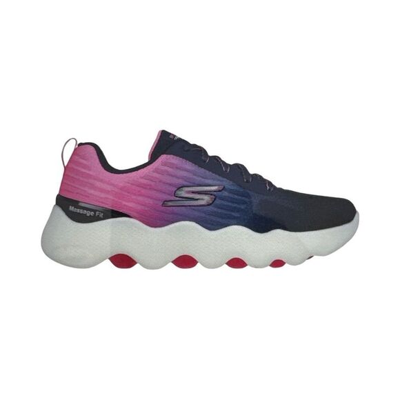 SKETCHERS GO WALK MASSAGE FIT NAVY AND PINK. - Picture 1 of 11
